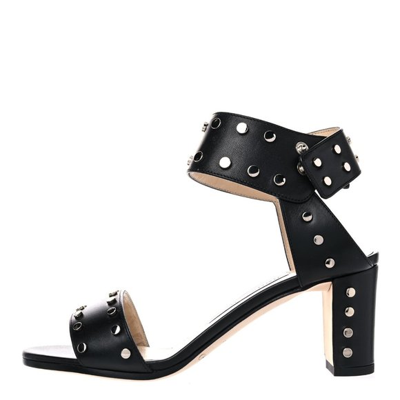 Jimmy Choo Veto Studded Sandals - Picture 2 of 8